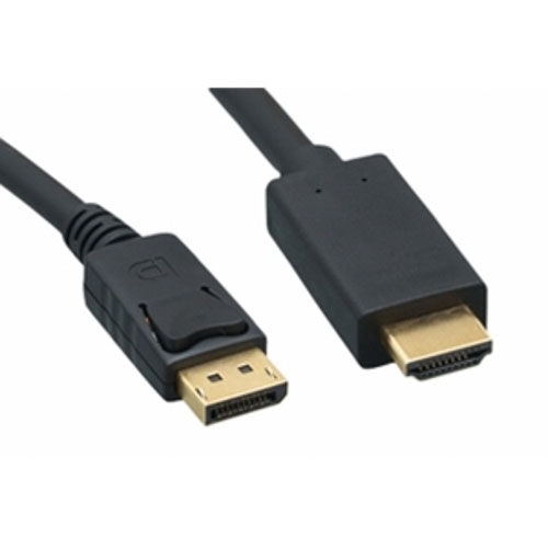 3 ft. DisplayPort Male to HDMI Male Cable 30 AWG